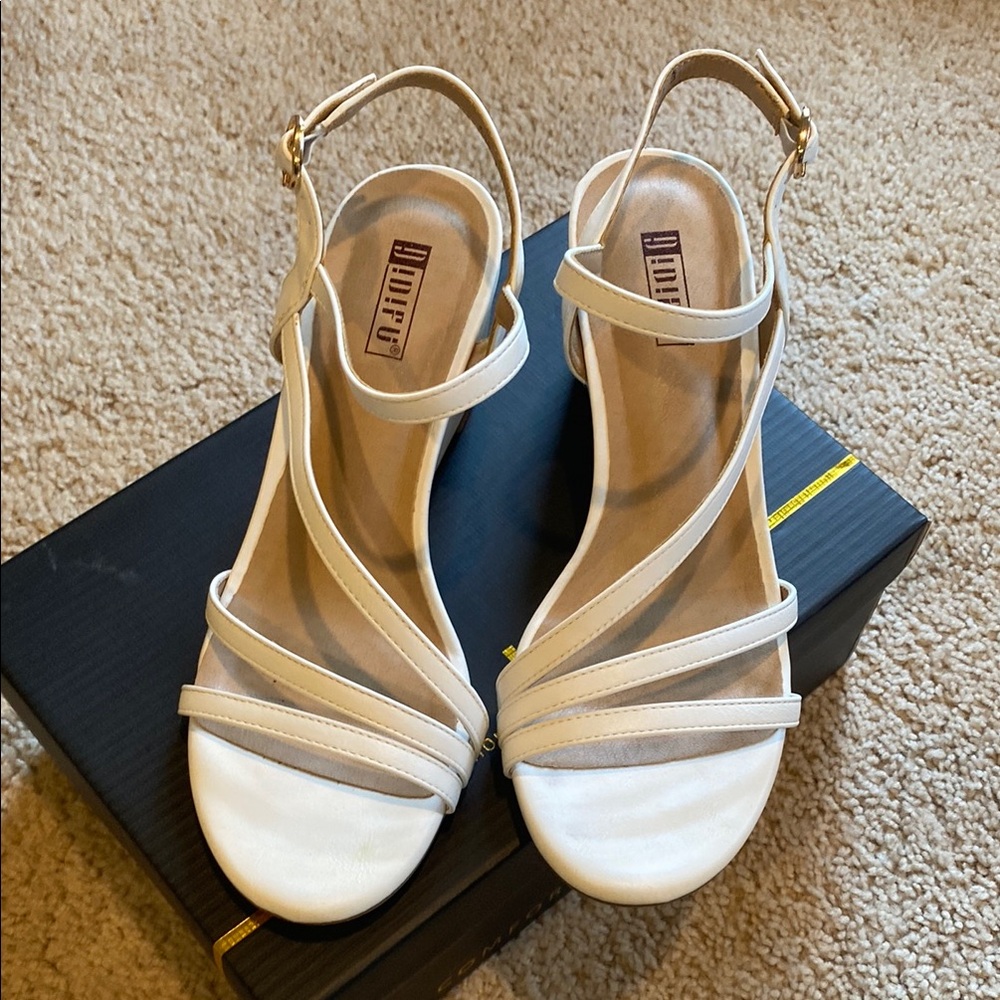 White Strappy Sandals